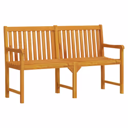 vidaXL Panca da Giardino 150 cm in Legno Massello di Acacia - Vista aggiuntiva 2