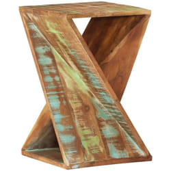Vidaxl - Tavolino, Tavolino da Salotto 35x35x55 cm in Legno Massello di Recupero