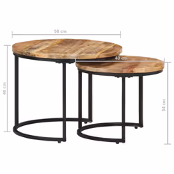 VidaXL 337999 tavolino da caffè, comodino e consolle da soggiorno - Vista aggiuntiva 8