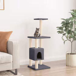 Questo albero per gatti è un perfetto rifugio per il vostro gatto per poter graffiare, arrampicarsi, posarsi, nascondersi, e  ...