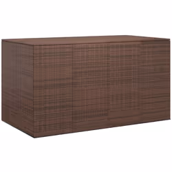 Questa semplicistica scatola per cuscini da giardino in rattan PE è la scelta ideale per riporre cuscini, coperte extra, asci ...