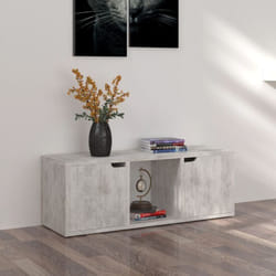 Vidaxl - Mobile Porta tv, Armadietti per tv Cemento 88,5x27,5x30,5 cm in Truciolato
