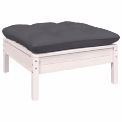 VidaXL 806659 panca da esterno Legno, Tessuto, Poliestere