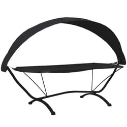 VidaXL 317599 letto per esterni Nero