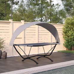 VidaXL 317600 letto per esterni Grigio