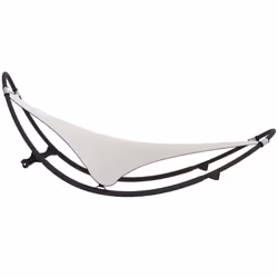 VidaXL 317605 sedia da esterno Salone Seduta imbottita Acciaio, Tessile Crema - Vista aggiuntiva 4