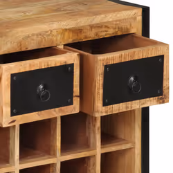 VidaXL 338464 scaffale per vino Legno - Vista aggiuntiva 6