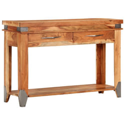 Tavolo Console, Tavolo da ingresso 110x34x74 cm in Legno Massello di Acacia Vidaxl 4528