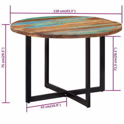 VidaXL 338480 tavolo da cucina e sala da pranzo - Vista aggiuntiva 7