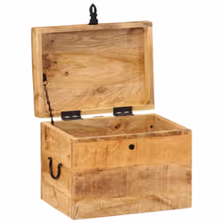 VidaXL 338483 scatola di conservazione Legno di mango - Vista aggiuntiva 3