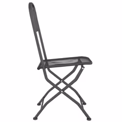 VidaXL 317339 sedia da esterno Terrazzo Metallo Antracite - Vista aggiuntiva 5