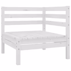 vidaXL Set Salotto da Giardino 10 pz in Legno Massello di Pino Bianco - Vista aggiuntiva 3
