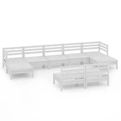VidaXL 3083355 set mobili da esterno Bianco