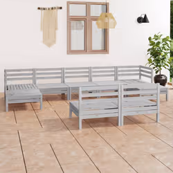 VidaXL 3083355 set mobili da esterno Bianco - Vista aggiuntiva 2