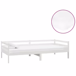 VidaXL 3083565, Divano letto, Schiuma, Legno di pino, 2040 mm, 980 mm, 570 mm