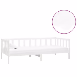 VidaXL 3083625, Divano letto, Schiuma, Legno di pino, 2030 mm, 980 mm, 660 mm