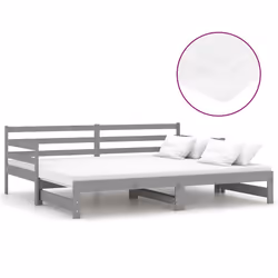 VidaXL 3083661 divano Divano letto Grigio