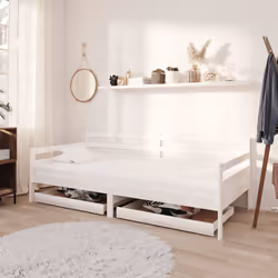 VidaXL 3083680 divano Divano letto Bianco
