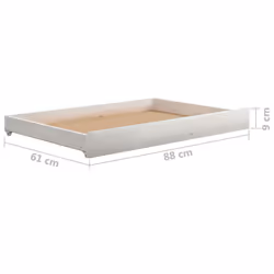VidaXL 3083680 divano Divano letto Bianco - Vista aggiuntiva 6