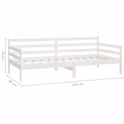 VidaXL 3083680 divano Divano letto Bianco - Vista aggiuntiva 7