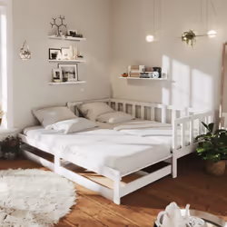 VidaXL 3083710 divano Divano letto Bianco - Vista aggiuntiva 2