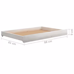 VidaXL 3083710 divano Divano letto Bianco - Vista aggiuntiva 8