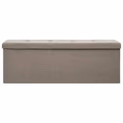 Cassapanca Pieghevole Tortora in Simil Linocod mxl 78595