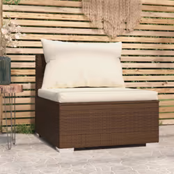VidaXL 317504 panca da esterno Malacca, Plastica