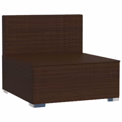 VidaXL 317504 panca da esterno Malacca, Plastica