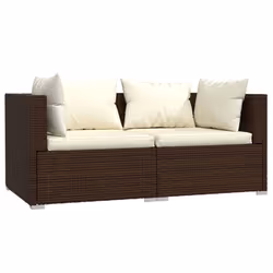 VidaXL 317505 panca da esterno Malacca, Plastica