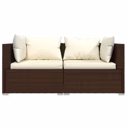 VidaXL 317505 panca da esterno Malacca, Plastica - Vista aggiuntiva 4