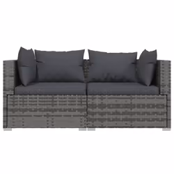 VidaXL 317516 panca da esterno Malacca, Plastica - Vista aggiuntiva 4