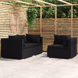 VidaXL 317527 panca da esterno Malacca, Plastica