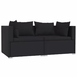 VidaXL 317527 panca da esterno Malacca, Plastica