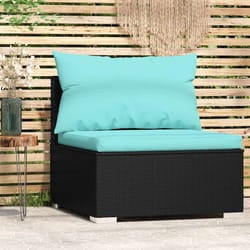 Divano Centrale da Giardino con Cuscini in Polyrattan Nerocod mxl 94525