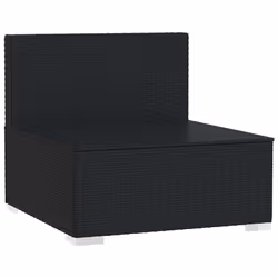 Divano Centrale da Giardino con Cuscini in Polyrattan Nerocod mxl 94525