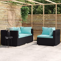 VidaXL 317538 panca da esterno Malacca, Plastica