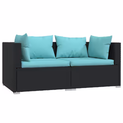 VidaXL 317538 panca da esterno Malacca, Plastica