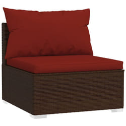 VidaXL 317548 panca da esterno Malacca, Plastica
