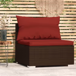 VidaXL 317548 panca da esterno Malacca, Plastica