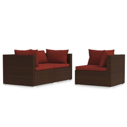 VidaXL 317549 panca da esterno Malacca, Plastica
