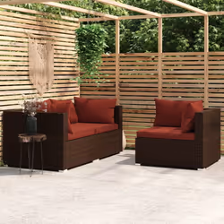 VidaXL 317549 panca da esterno Malacca, Plastica