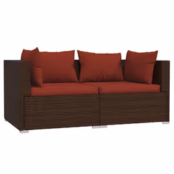 VidaXL 317549 panca da esterno Malacca, Plastica