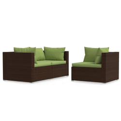 VidaXL 317560 panca da esterno Malacca, Plastica