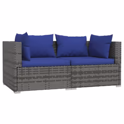 VidaXL 317571 panca da esterno Malacca, Plastica