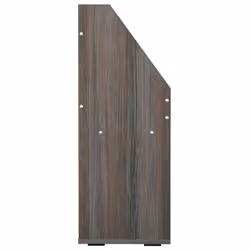 VidaXL 339519 portariviste Quercia, Grigio - Vista aggiuntiva 5