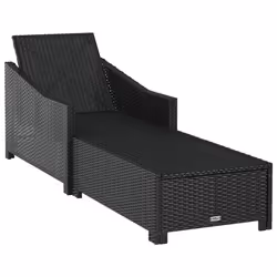 VidaXL 317179 sedia da esterno Salone Seduta imbottita Poliestere, Rattan sintetico, Acciaio Crema, Bianco - Vista aggiuntiva 5