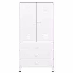 Armadio Bianco Industriale 90x50x180 cm in Metallocod mxl 77612