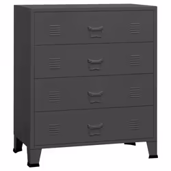 Cassettiera Industriale Antracite 78x40x93 cm in Metallocod mxl 103203 - Vista aggiuntiva 2