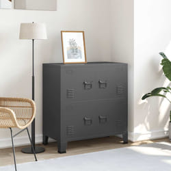 vidaXL Classificatore Industriale Antracite 75x40x80 cm in Acciaio